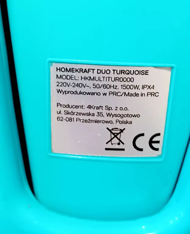 MOP PAROWY HOMEKRAFT DUO 1500W