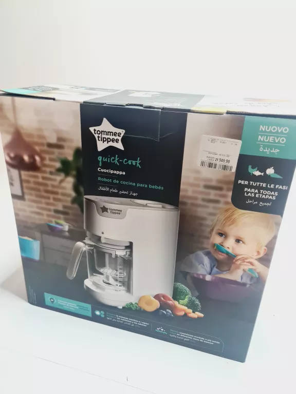 PAROWAR I BLENDER TOMMEE TIPPEE QUICK-COOK NÓWECZKA