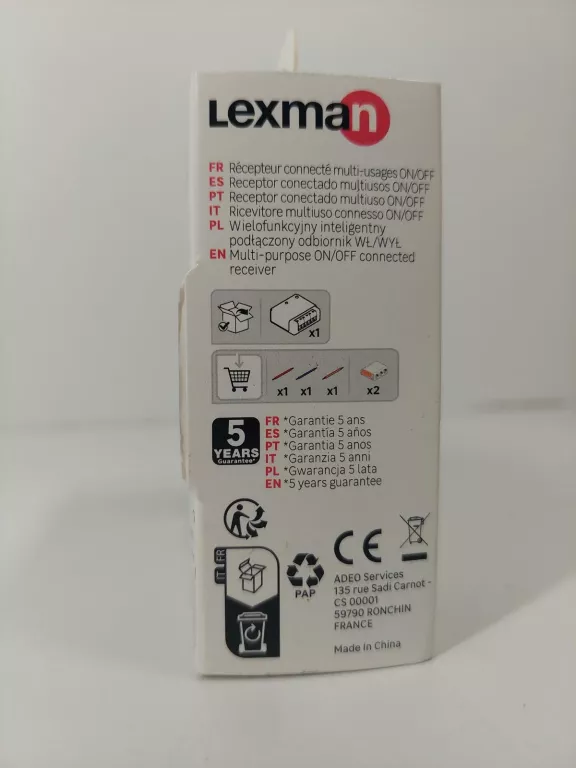 LEXMAN MULTI PURPOSE CONNECTED RECEIVER GNIAZDO ELEKTRYCZNE BLATOWE 3M