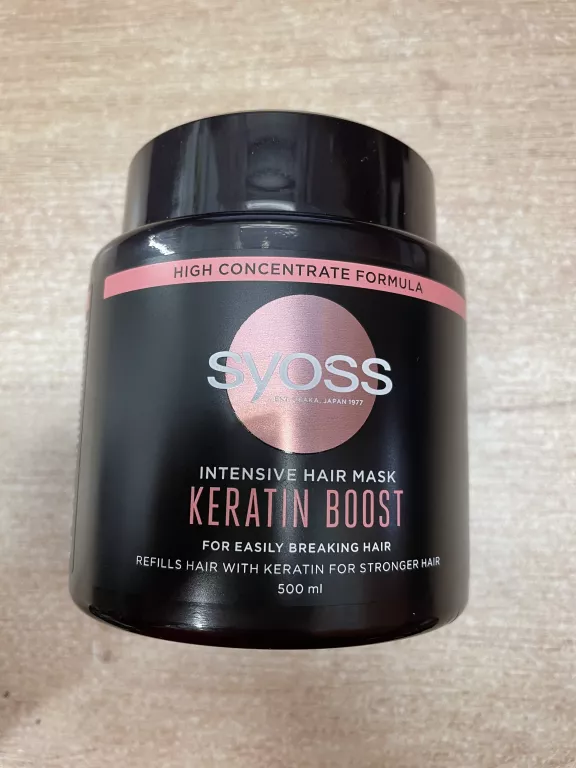 SYOSS KERATIN INTENSYWNA MASKA DO WŁOSÓW ŁAMLIWYCH