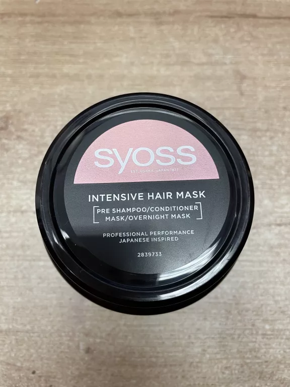 SYOSS KERATIN INTENSYWNA MASKA DO WŁOSÓW ŁAMLIWYCH