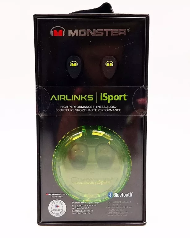 SPORTOWE SŁUCHAWKI MONSTER ISPORT AIRLINK BT