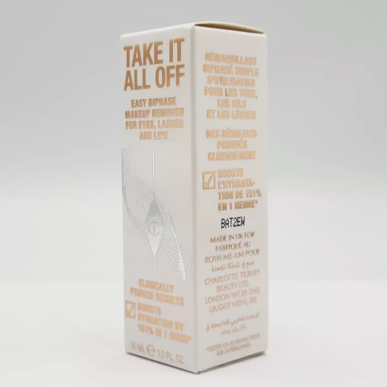 CHARLOTTE TILBURY TAKE IT ALL OFF PŁYN DO DEMAKIJAŻU OCZU, RZĘS I UST 30ML