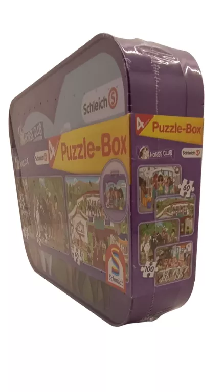 PUZZLE SCHMIDT KLUB JEŻDZIECKI W WALIZECZCE 4W1