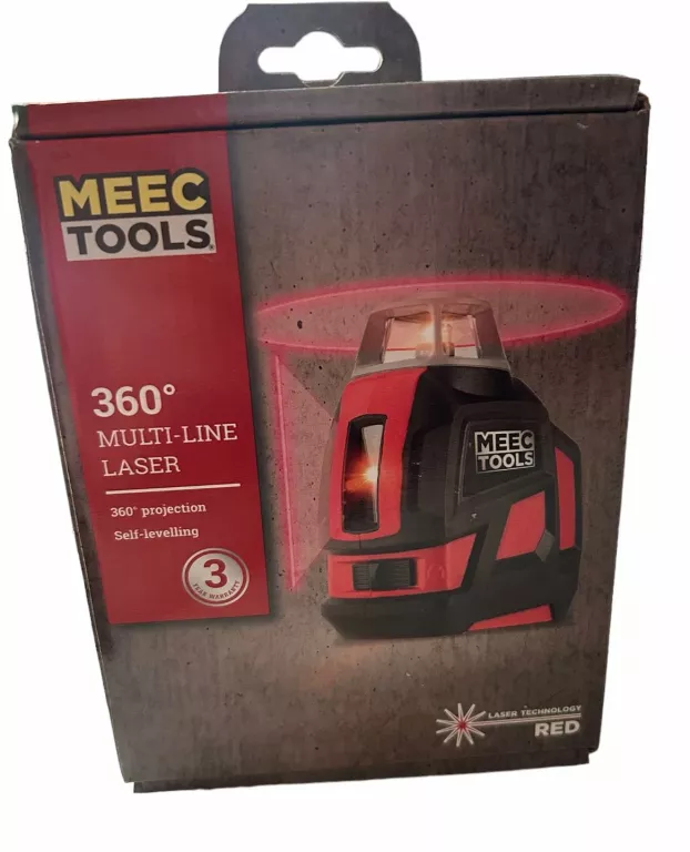 MEEC TOOLS MIERNIK LASEROWY 360