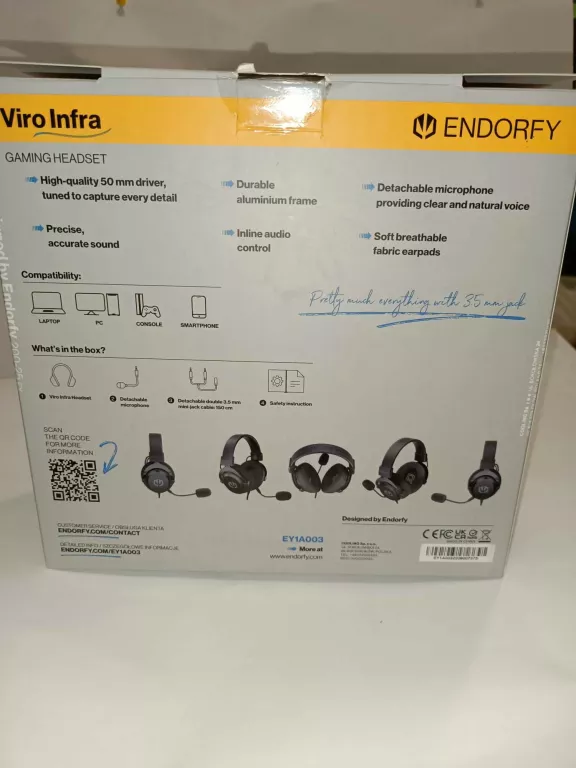 SŁUCHAWKI GAMINGOWE ENDORFY VIRO INFRA