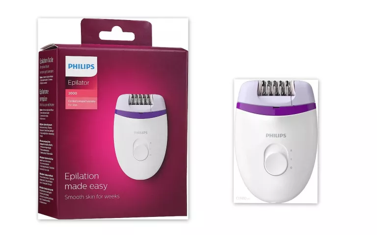 DEPILATOR PHILIPS 2000 ZESTAW JAK NOWY (BRAK NAKŁADKI)
