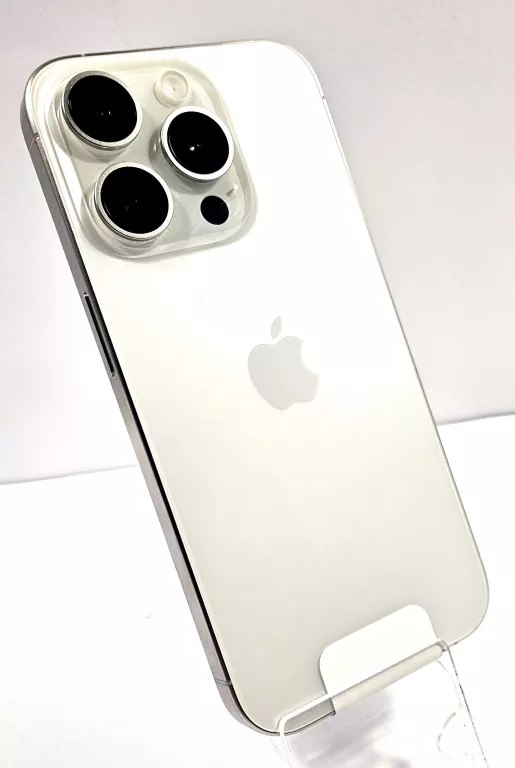 SMARTFON APPLE IPHONE 15 PRO 8 GB / 128 GB 5G BIAŁY JAK NOWY