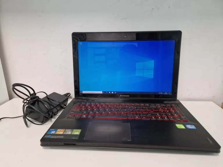 LAPTOP LENOVO IDEAPAD Y500 INTEL CORE I7 8 GB/1TB/KLEJONY KABEL ZASILACZA