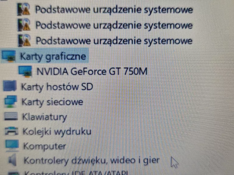 LAPTOP LENOVO IDEAPAD Y500 INTEL CORE I7 8 GB/1TB/KLEJONY KABEL ZASILACZA