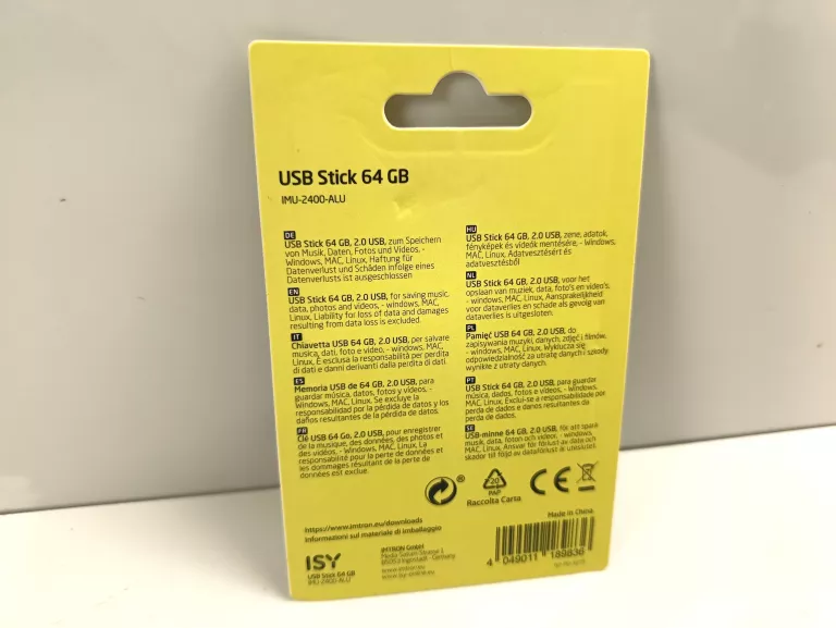 PENDRIVE ISY USB STICK 64GB