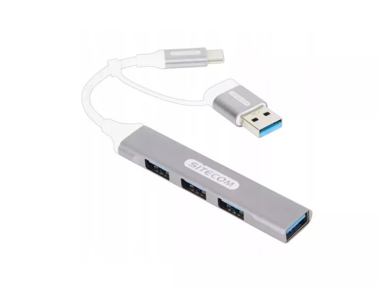 HUB USB-C & USB-A DO 4 X USB-A SITECOM DO WINDOWS, APPLE MAC & CHROMEBOOKS