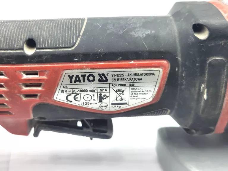 SZLIFIERKA KĄTOWA YATO YT-82827
