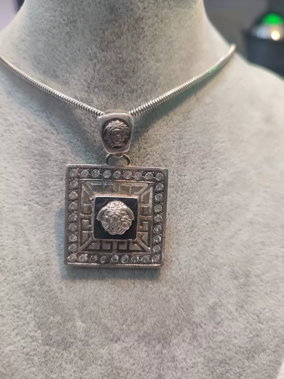 SREBRNY LANCUSZEK Z ZAWIESZKA VERSACE 17,11