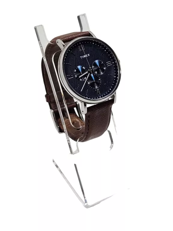 ZEGAREK MĘSKI TIMEX TW2T35100 MULTIDATA NA SKÓRZANYM PASKU