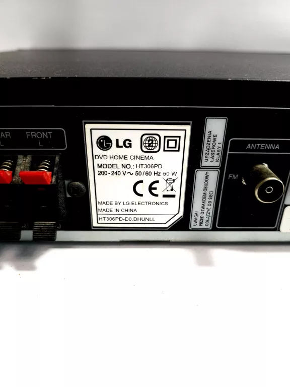 KINO DOMOWE LG HT306PD GŁOŚNIKI LHS-T6340T-4 SZT. 6 OHM SUBWOOFER PILOT