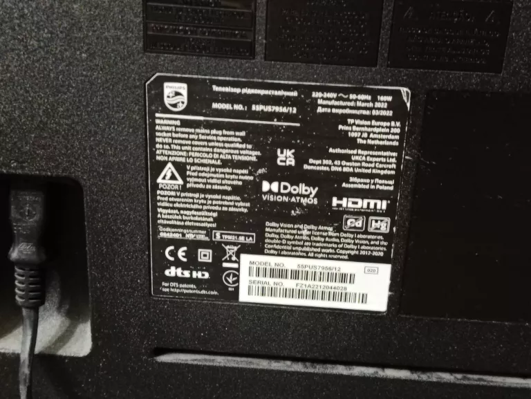 TELEWIZOR LED PHILIPS 55PUS7956/12 55