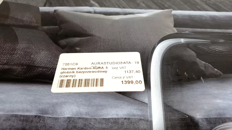GŁOŚNIK BLUETOOTH HARMAN KARDON AURA STUDIO 3