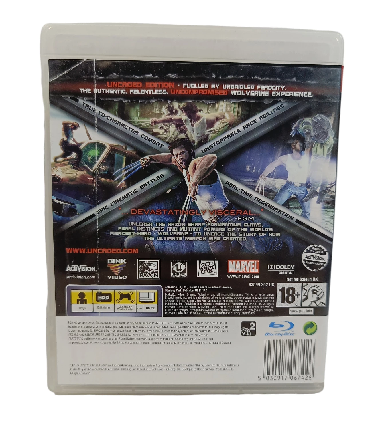 gra-ps3-x-men-origins-wolverine-stan-uzywany