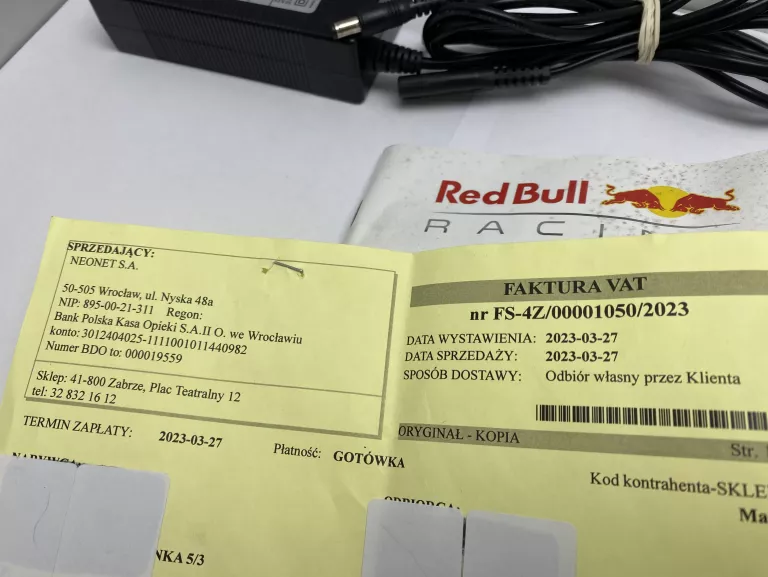 HULAJNOGA ELEKTRYCZNA RED BULL RACING 8.5 NIEBIESKO-CZERWONY GWARANCJA !!