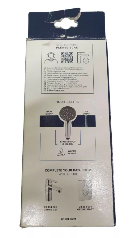 SŁUCHAWKA PRYSZNICOWA 27946000 GROHE VITALIO START