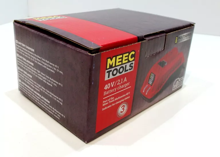 MEEC TOOLS ŁADOWARKA DO AKUMULATORÓW MULTISERIES 40 V 2,1 A