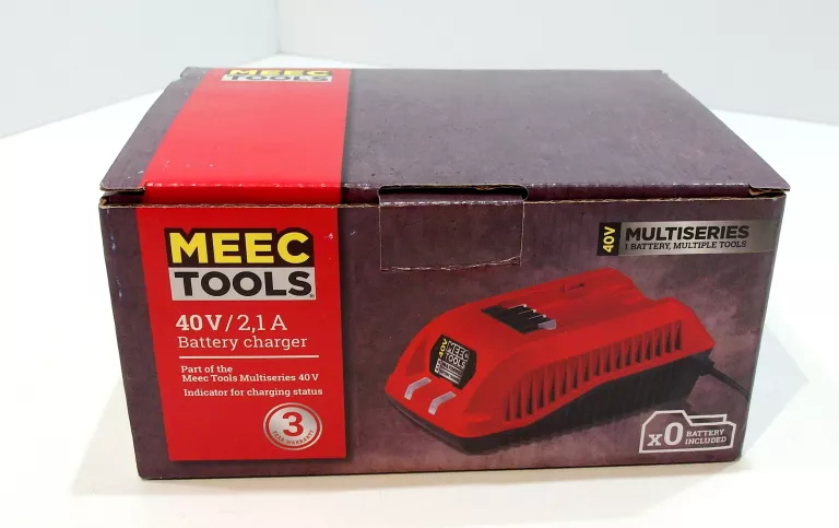MEEC TOOLS ŁADOWARKA DO AKUMULATORÓW MULTISERIES 40 V 2,1 A
