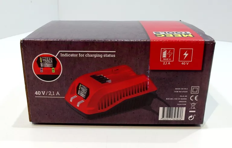 MEEC TOOLS ŁADOWARKA DO AKUMULATORÓW MULTISERIES 40 V 2,1 A