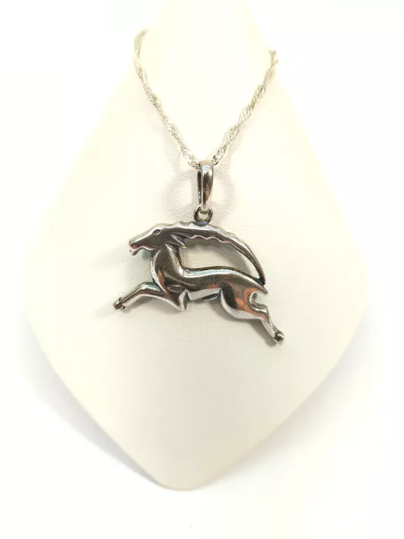 SREBRNA ZAWIESZKA ZODIAK KOZIOROŻEC ( 925 )