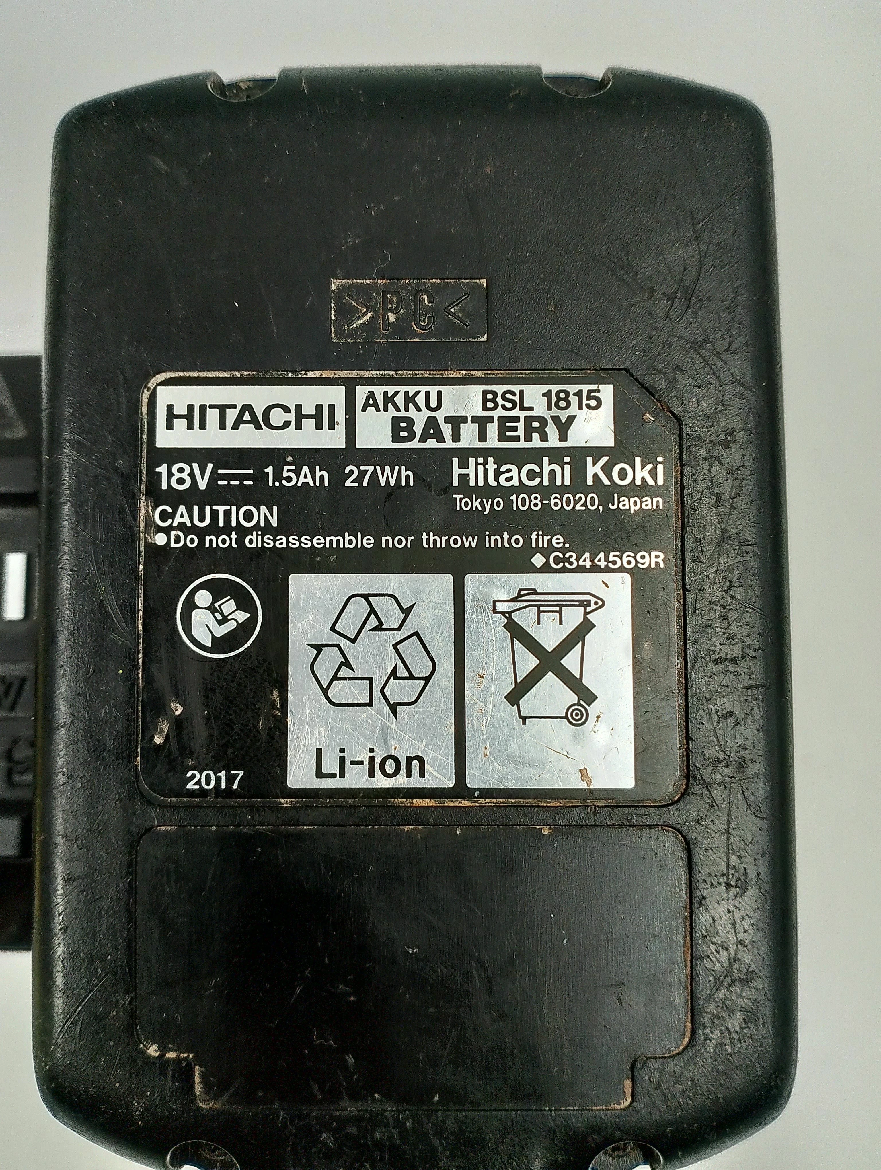 zestaw-ladowarka-hitachi-uc-18yksl-akumulator-hitachi-akku-bsl-1815-stan-uzywany