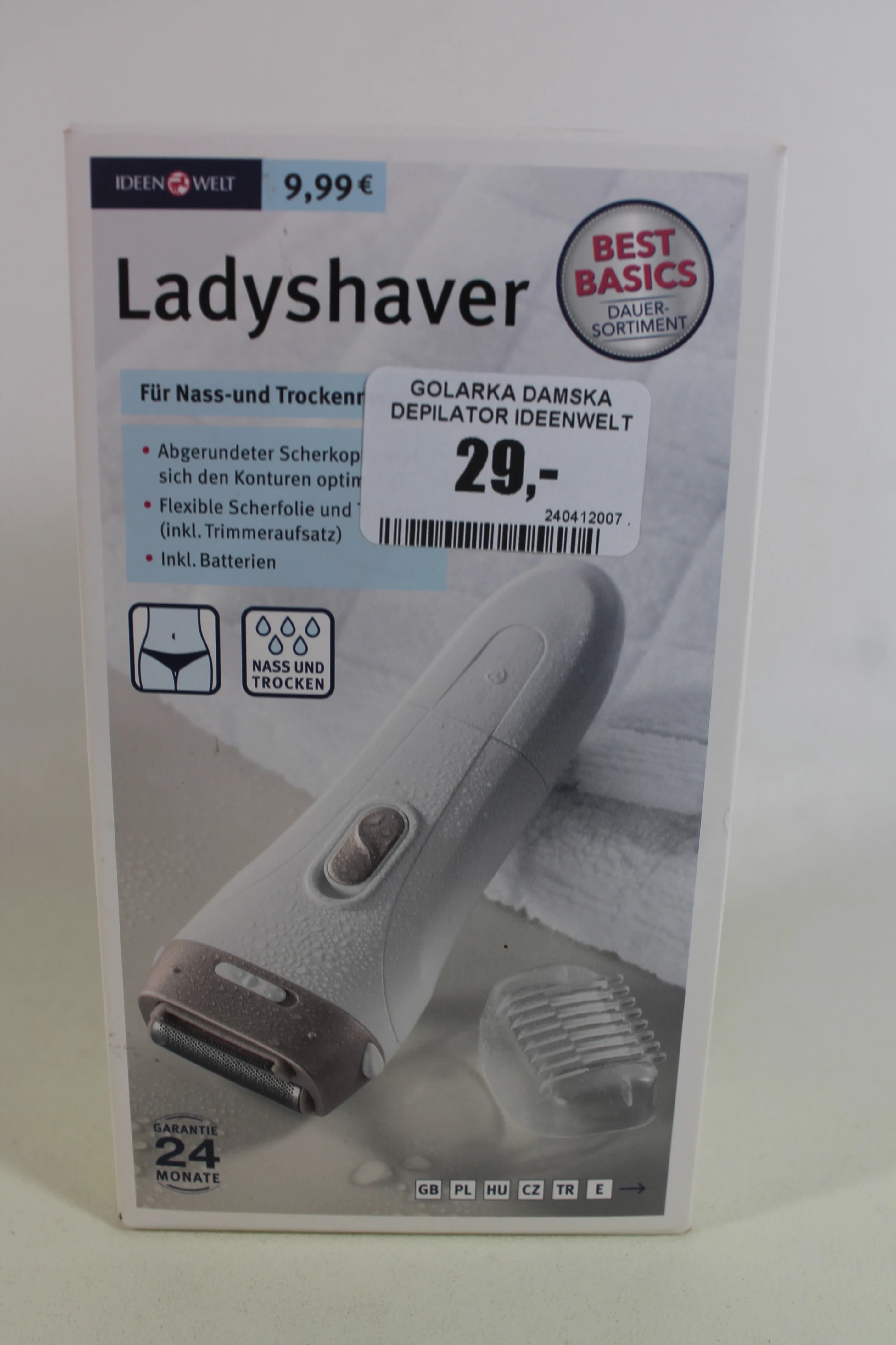 golarka-damska-depilator-ideenwelt-ray-8802-stan-uzywany