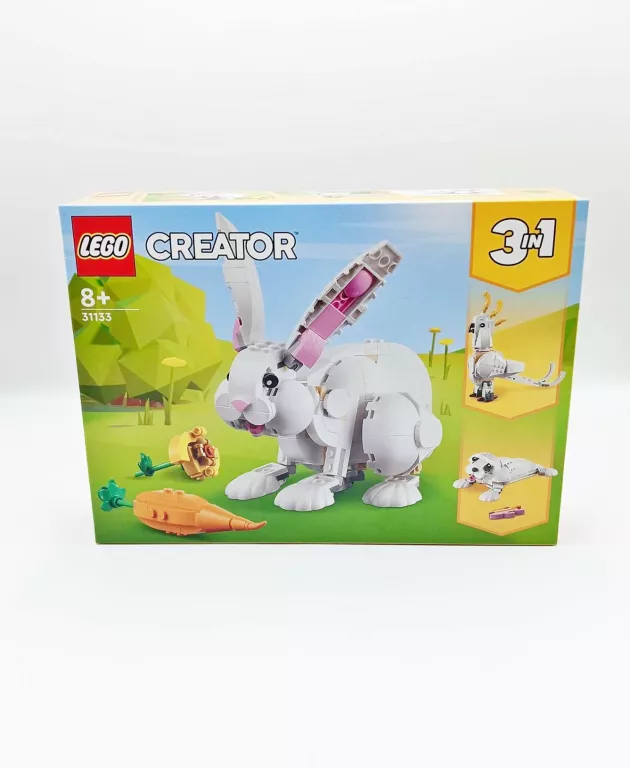 KLOCKI LEGO CREATOR BIAŁY KRÓLIK 3W1 31133 8+