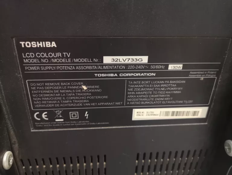 TELEWIZOR TOSHIBA 32LV733G OPIS!!!!
