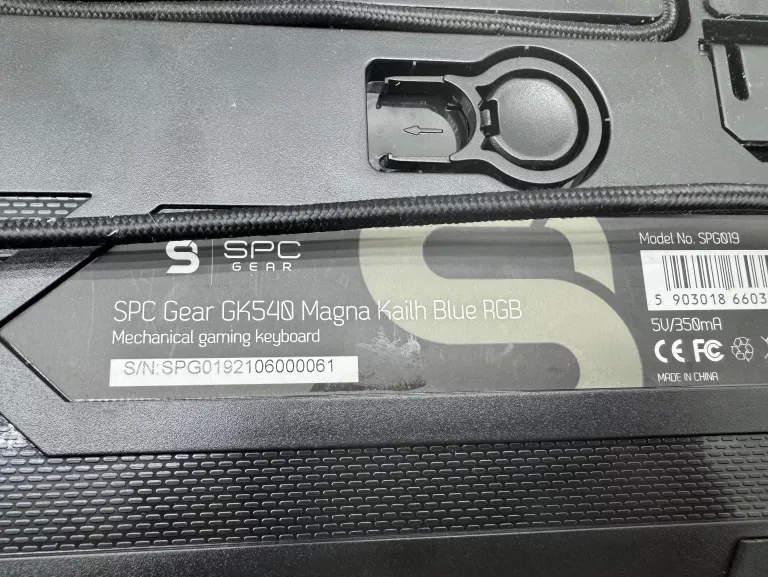 KLAWIATURA SPC GEAR GK540 MAGNA KAILH BLUE RGB