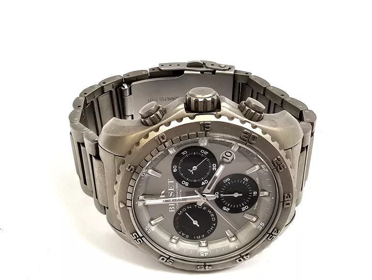 ZEGAREK MĘSKI BISSET TITANIUM CHRONO BSDF16 BSDF16DIVB10AX