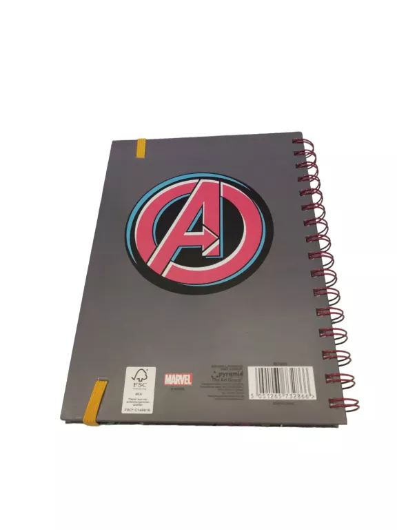 NOTATNIK AVENGERS Z GUMKĄ