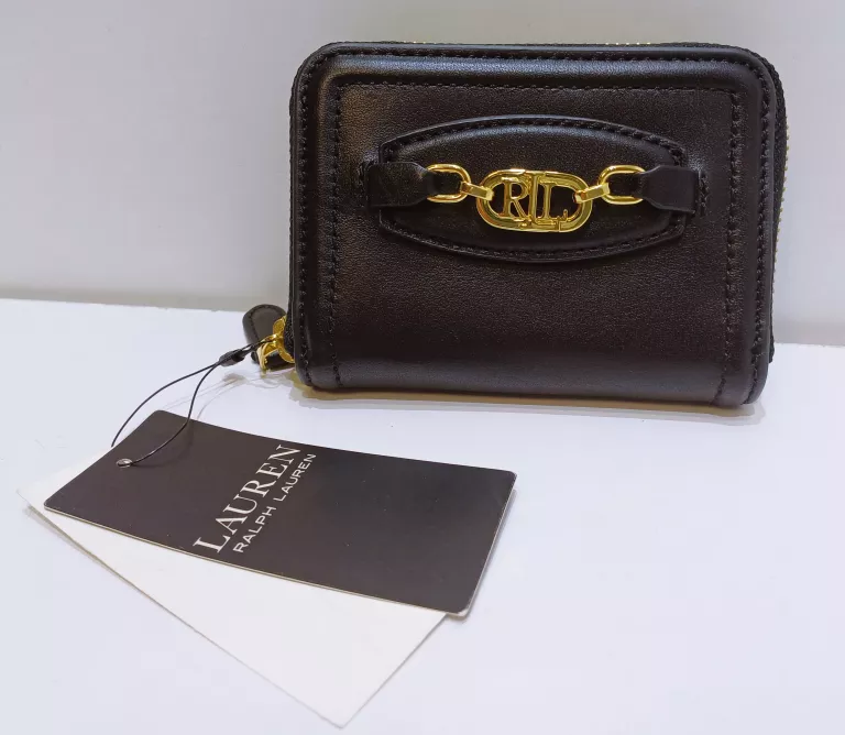 PORTFEL RALPH LAUREN MAŁY PORTFEL DAMSKI OVL SM ZIP 432871780002