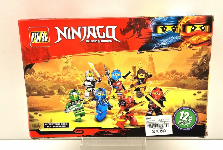 KLOCKI NINJAGO FIGURKI 12 SZTUK MEGA ZESTAW
