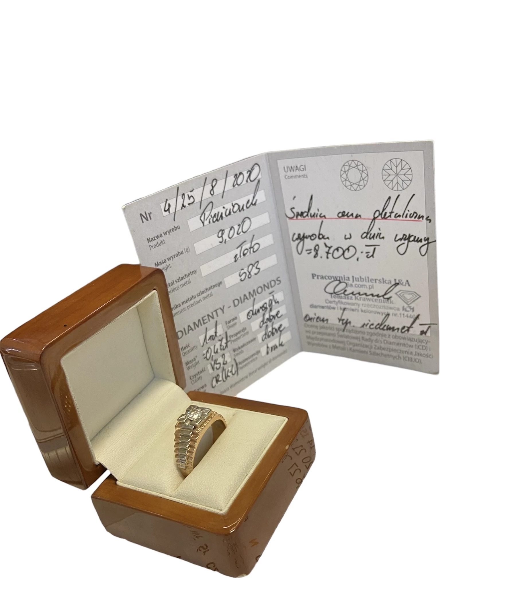 niesamowity-zloty-sygnet-z-diamentem-585-9020g-rozmiar-26-certyfikat-krupnicza-3-wroclaw
