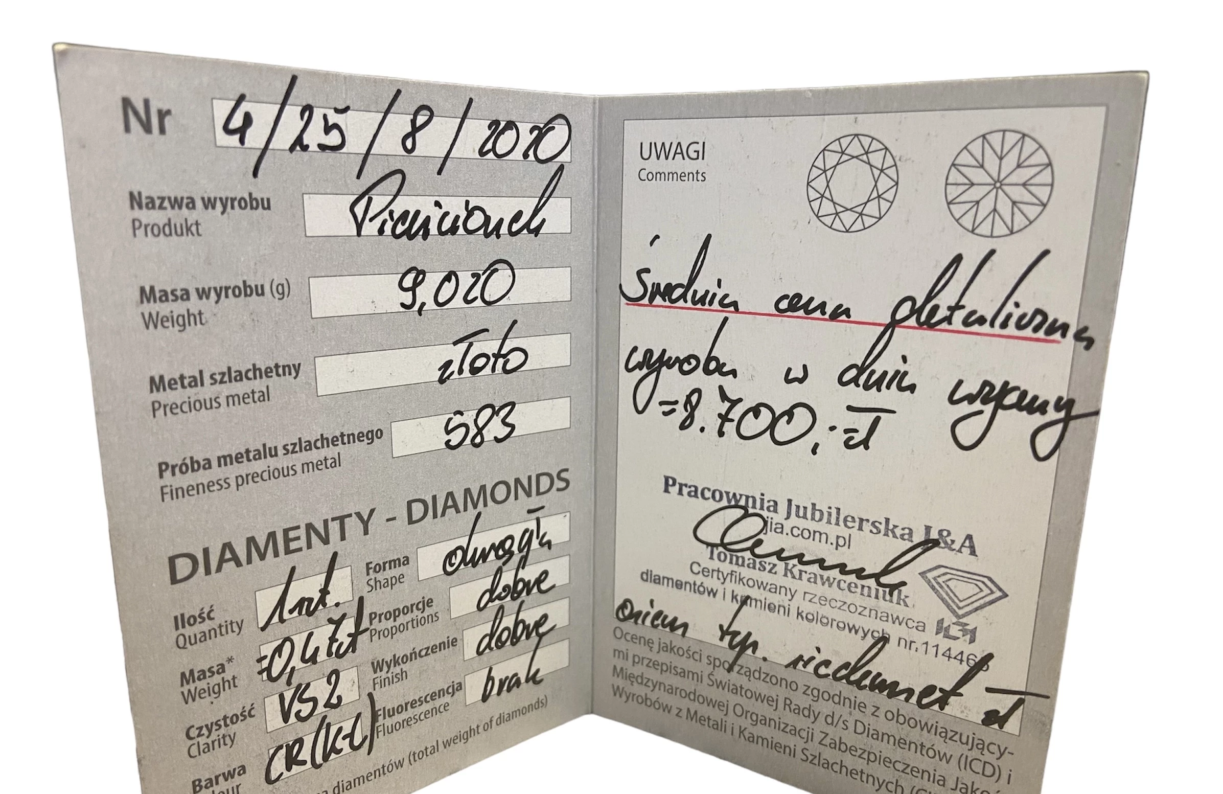 niesamowity-zloty-sygnet-z-diamentem-585-9020g-rozmiar-26-certyfikat-ean-gtin-0000111168545