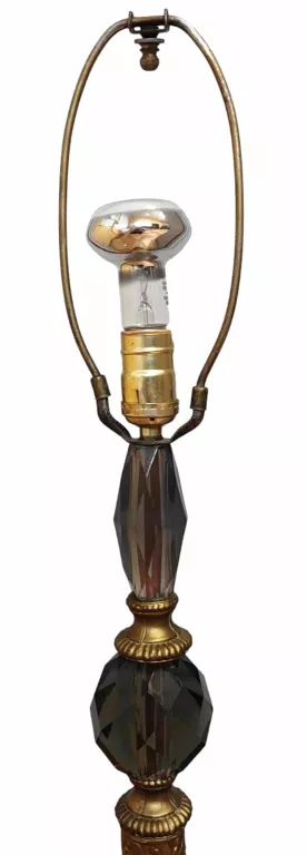 STARA LAMPA STOJĄCA ZDOBIONA