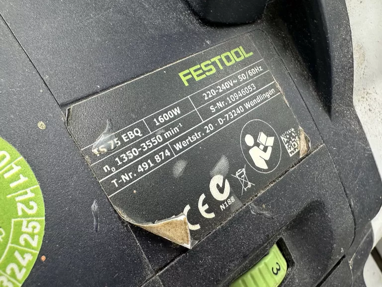 PILARKO-ZAGŁĘBIARKA FESTOOL TS 75 EBQ-PLUS 1600W 75MM