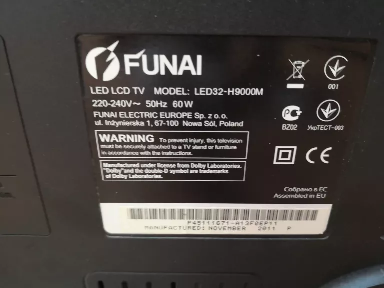 TELEWIZOR FUNAI LED32-H9000M