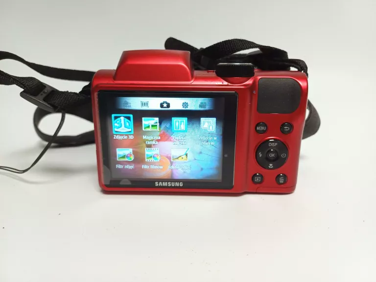 APARAT CYFROWY SAMSUNG WB100 CZERWONY