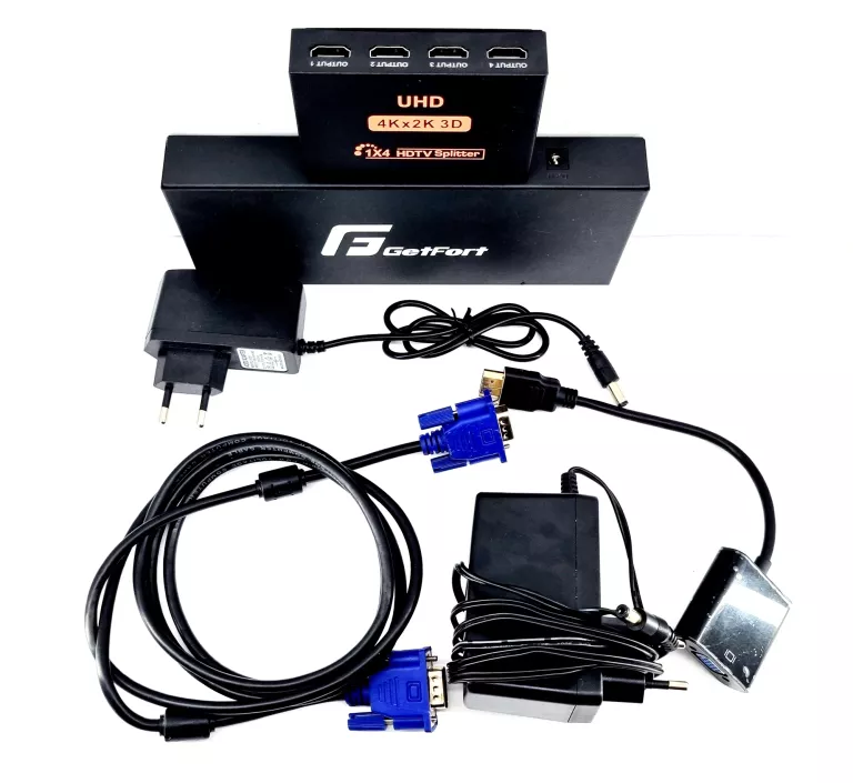 SWITCH POE GETFORT 8FE X POE + 2FE UPLINK WATCHDOG + HDTV SPLITTER