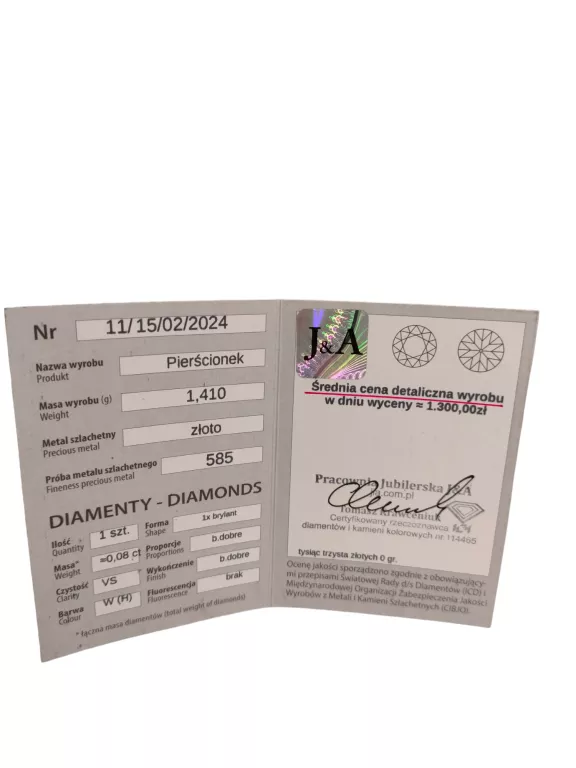 sliczny-zloty-pierscionek-z-brylantem-008ct-stan-11323-2