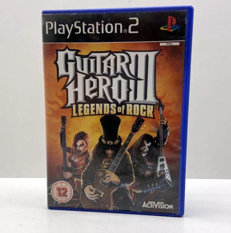 GRA PLAYSTATION 2 GUITAR HERO III LEGENDS OF ROCK
