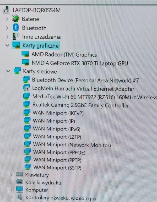 LAPTOP ASUS ROG STRIX G713R RYZEN7 16GB/1TB RTX 3070