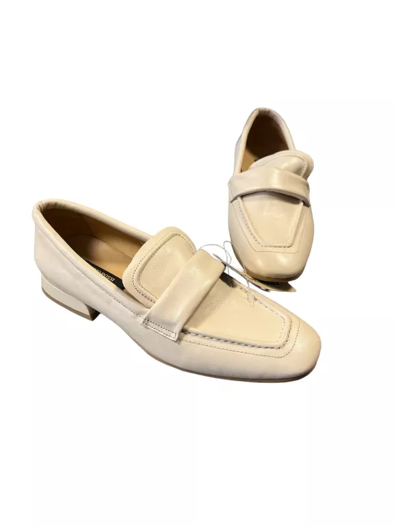 BUTY MOKASYNY GINO ROSSI BEŻOWE ROZM.36