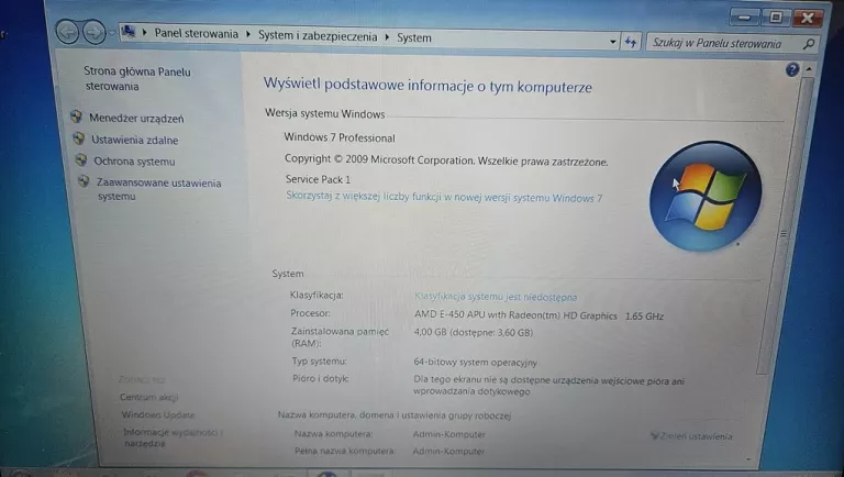 LAPTOP HP COMPAQ PRESARIO CQ57 4GB/WIN7/500GB